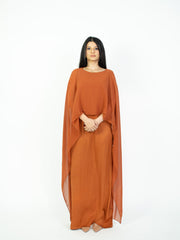 Noura Dress Rust