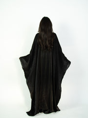 Aria Abaya in Shimmer Black