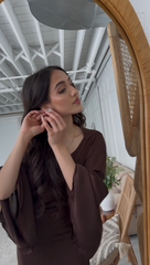 Ayla Dress in Brown