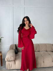 Ayla Dress in Red