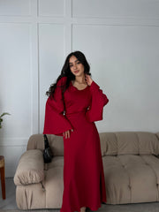 Ayla Dress in Red