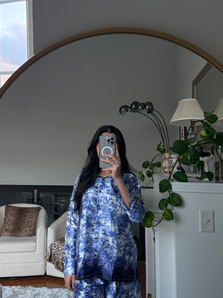 Marla COORD in blue/white