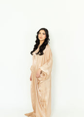 Aria Abaya Shimmer Gold